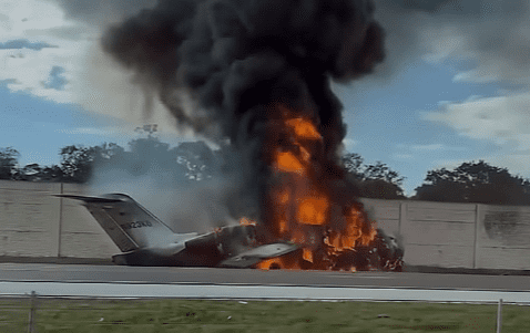 Plane Crash on Florida Highway