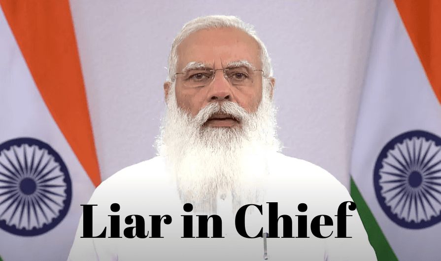 Indian Prime Minister is the height of lies for the sake of power