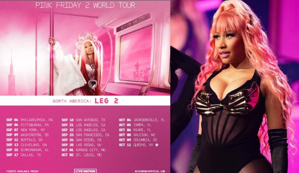 Nicki Minaj Extended the record-breaking Pink Friday 2 World Tour