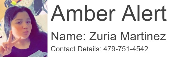 Amber Alert: Springdale Girl, Zuria Martinez, is Missing 