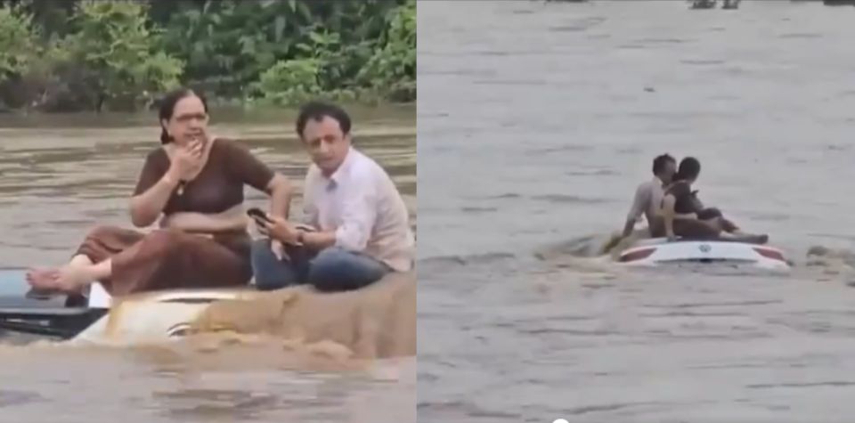 Gujarat Viral Video: Couple Finds Joy Amidst Flood Chaos